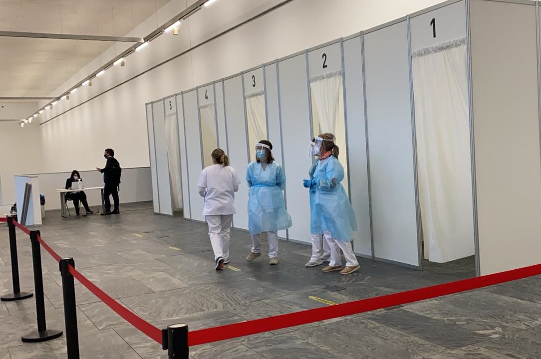 Imagen d de uno de los cribados masivos que se están realizando en la Serranía.