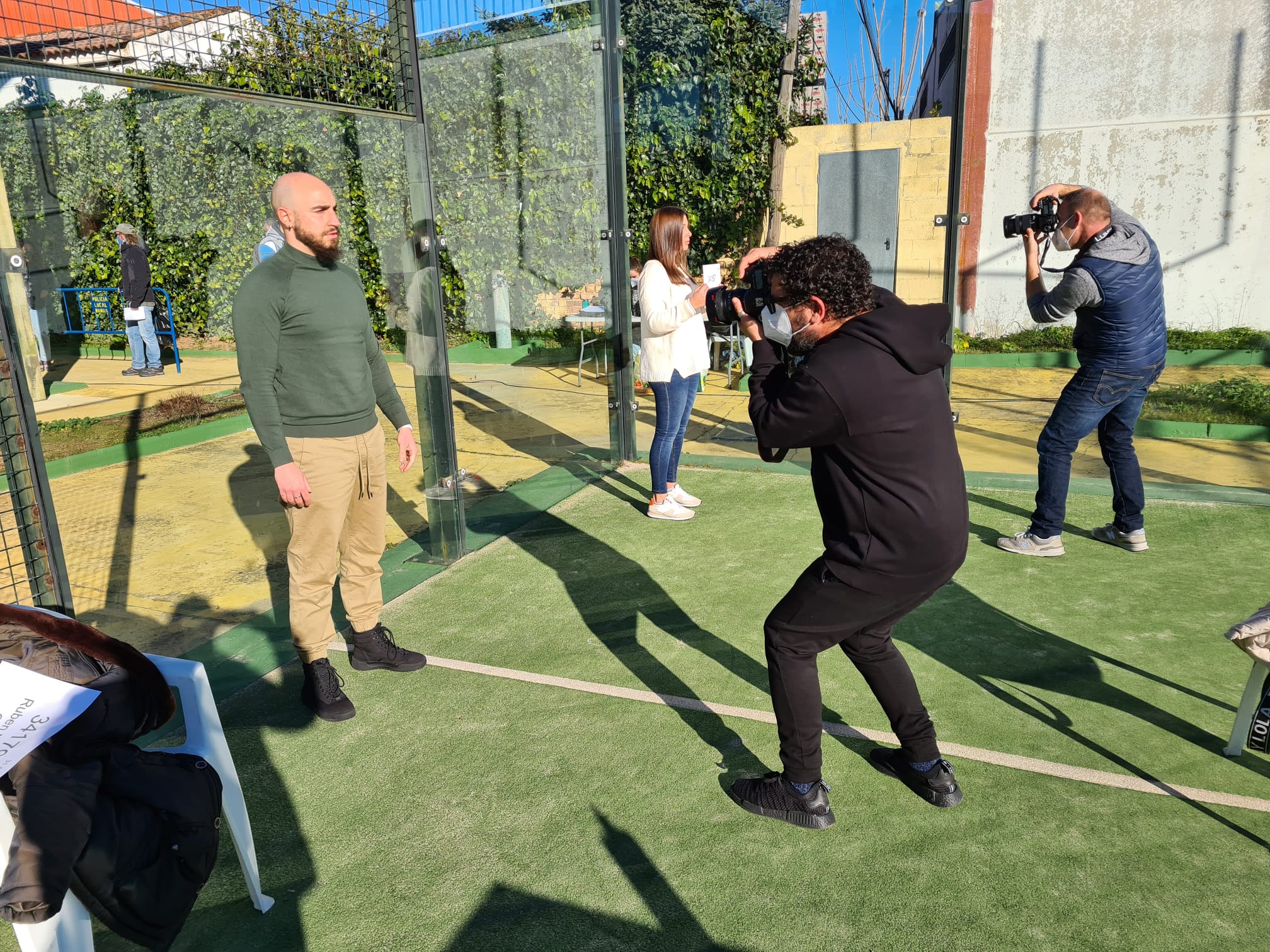 Un momento del casting que se ha desarrollado hoy en las pistas de El Fuerte de Ronda.