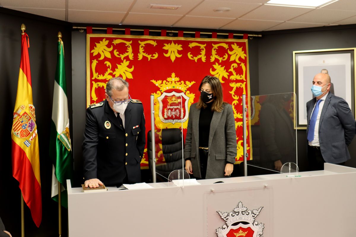 Jaime Aranda ha tomado posesión del cargo de subinspector de la Policía Local.