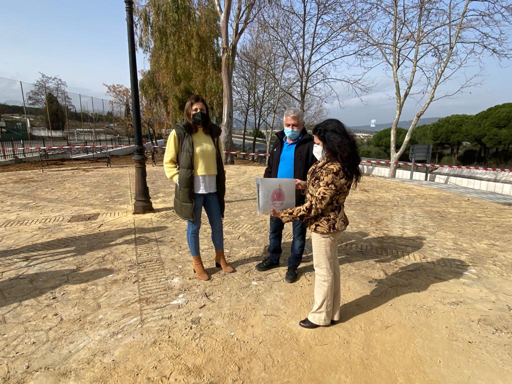 Se están remodelando jardines de la avenida de la legión en la barriada de la Dehesa.