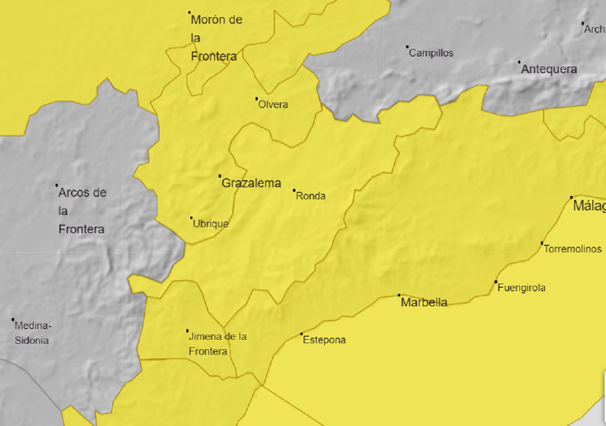 La Serranía es una de las zonas que se verán afectadas por la fuertes rachas de viento.