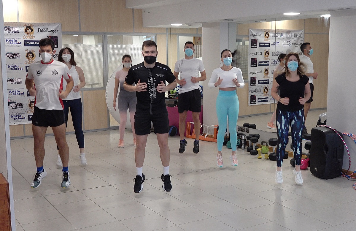Una de las sesiones de entrenamiento en grupo reducido. Foto Roberto 82.