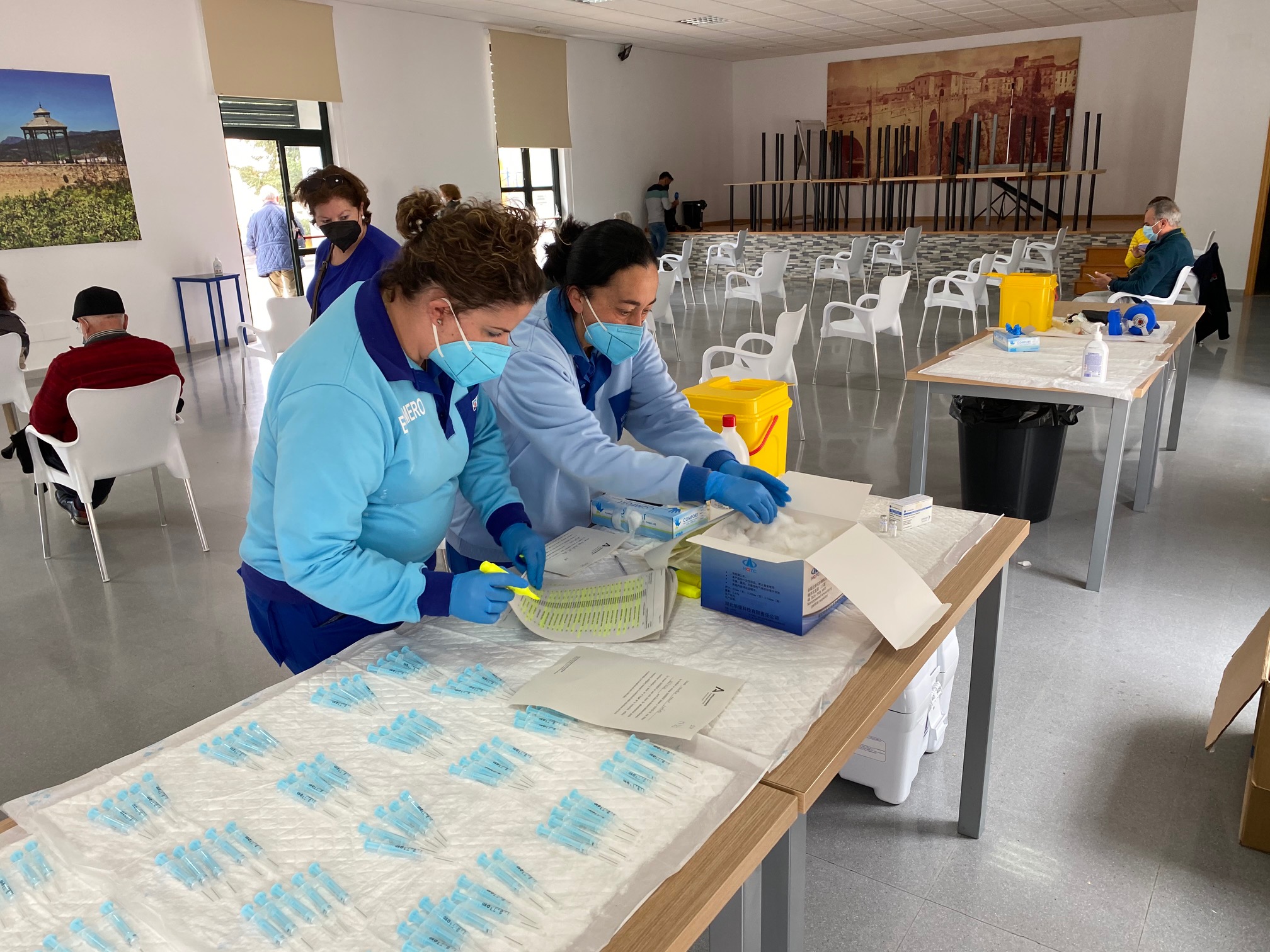 Las vacunas están jugando un papel fundamental para evitar que el Hospital no tenga una pgramn presión asistencial.