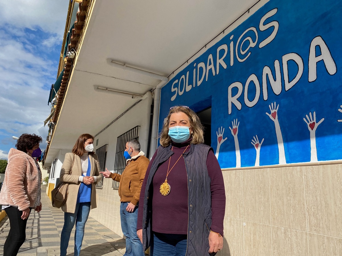 Pepi Chito, presidenta de ‘Solidarios en Ronda’: «nos estamos encontrando con situaciones muy duras»