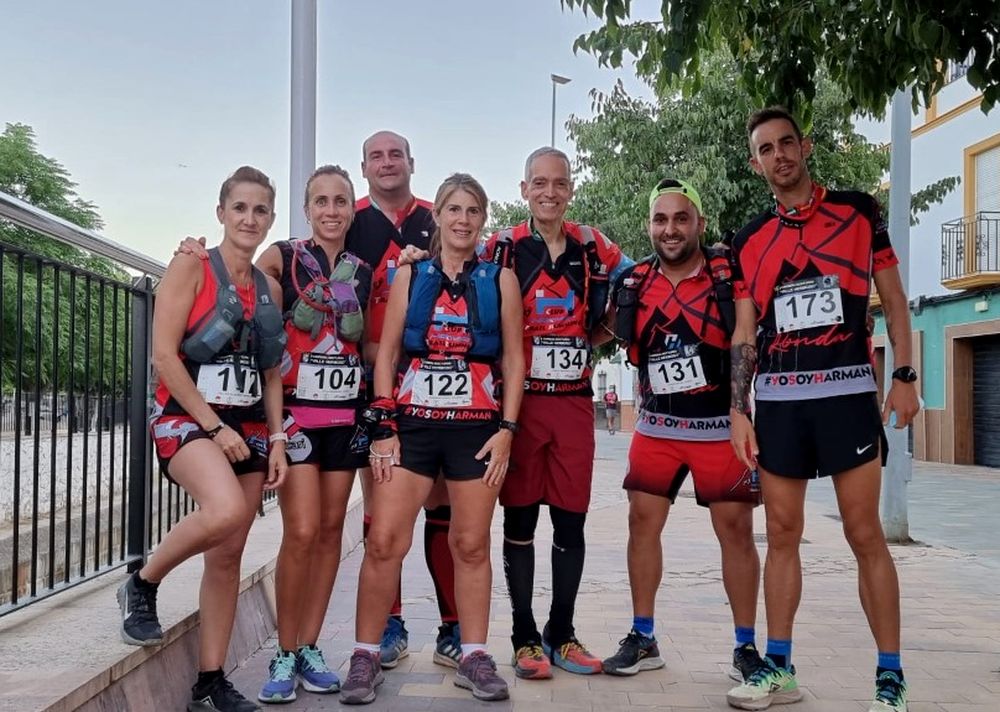 Miembros del equipo rondeó en la prueba de Alcalá del Valle.