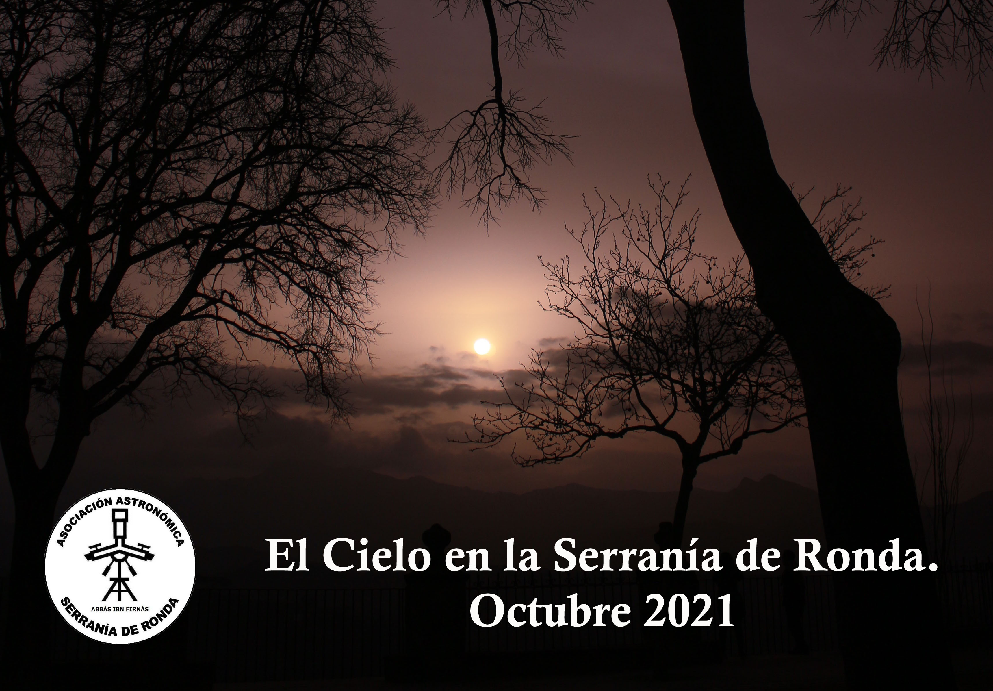 oto de portada se la debemos rondeña María Caballero Domínguez. Un preciosa puesta de Sol con calima desde la Alameda del Tajo en Ronda.