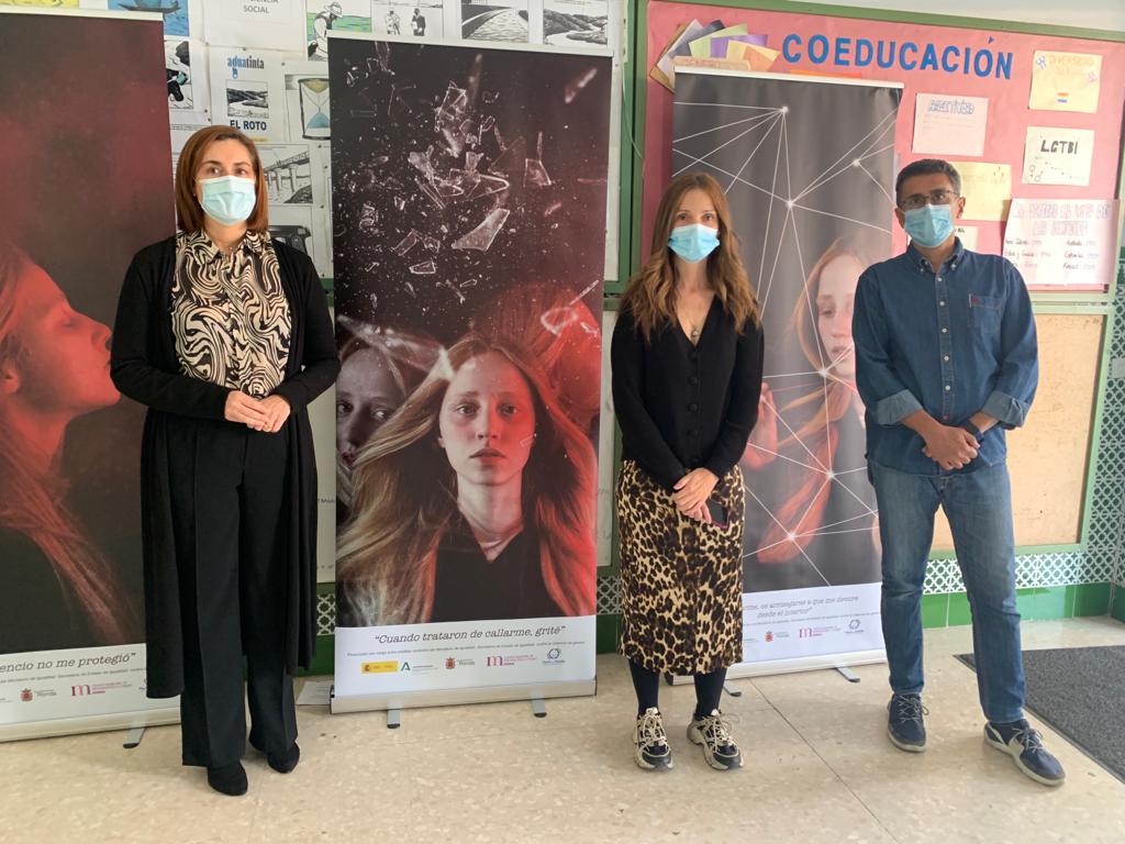 Esta mañana se ha inaugurado esta exposición sobre violencia de género.