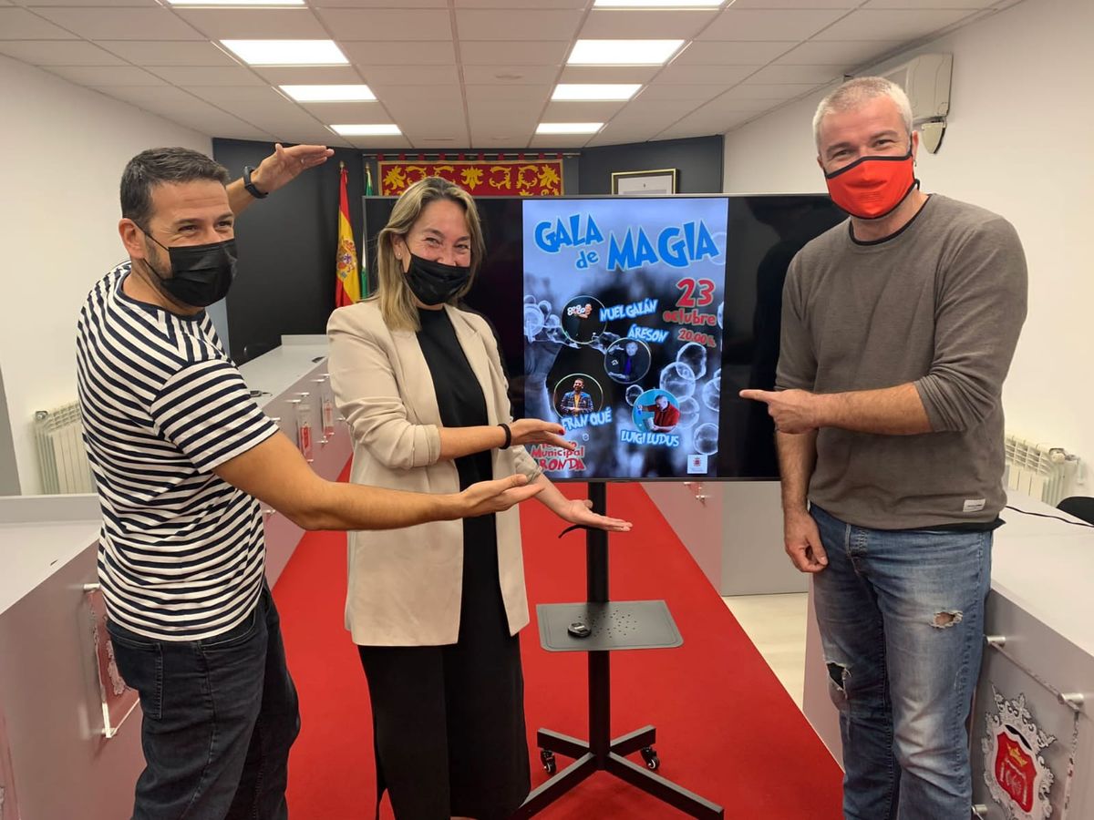El Teatro Municipal Vicente Espinel reunirá este sábado a los magos Luigi Ludus, Fran Qué, Anuel y Áreson