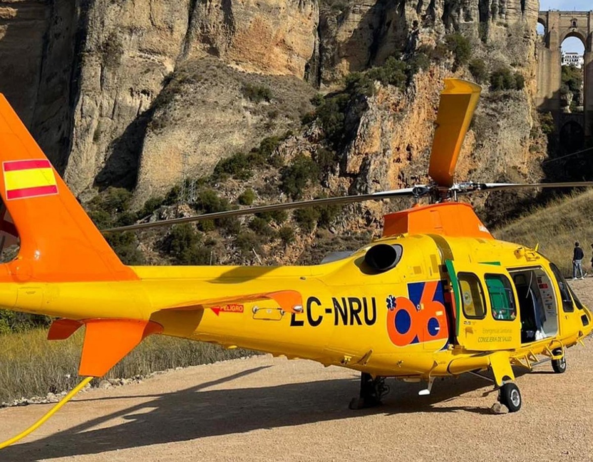 Aunque se desplazó un helicóptero del 061 no se pudo hacer nada para salvarle la vida a la turista.