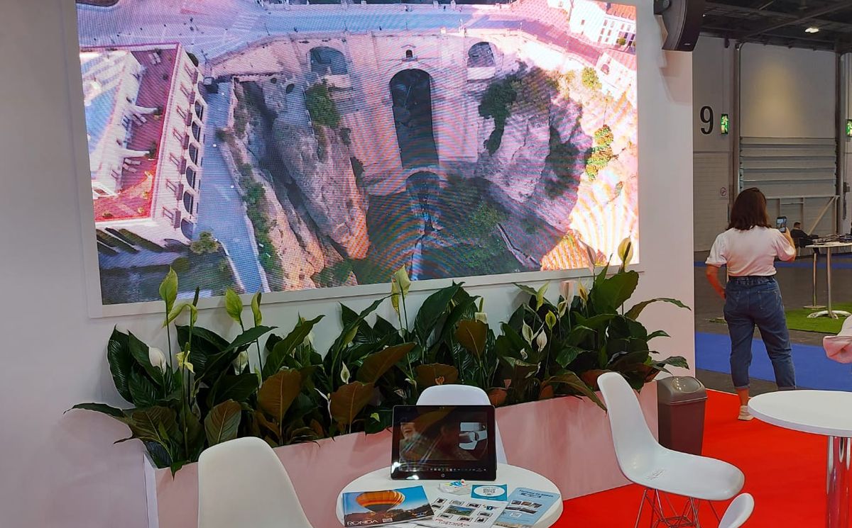La imagen de Ronda ha estado presente en todo momento en la Feria turística de Londres.