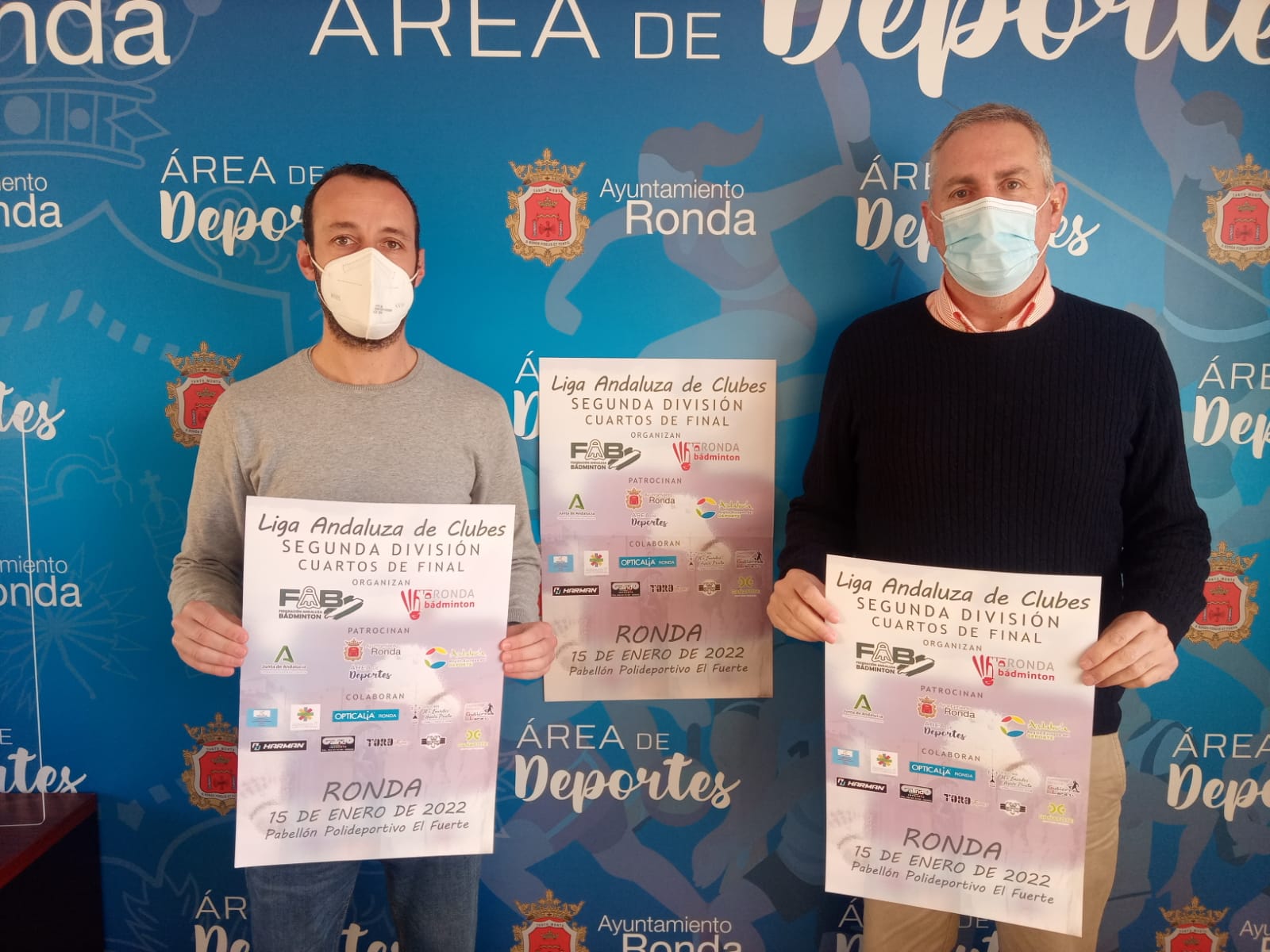 Ronda acoge los cuartos de final de la Segunda División Nacional de la Liga Andaluza de Bádminton