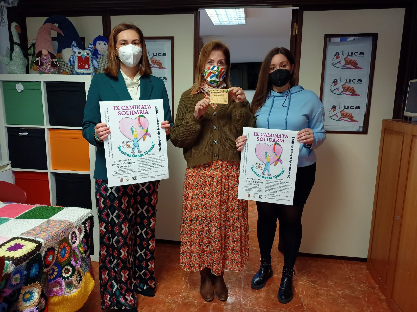 ‘Nuestras ganas, ¡ganan!’,  lema de la Marcha Solidaria de Ayuca