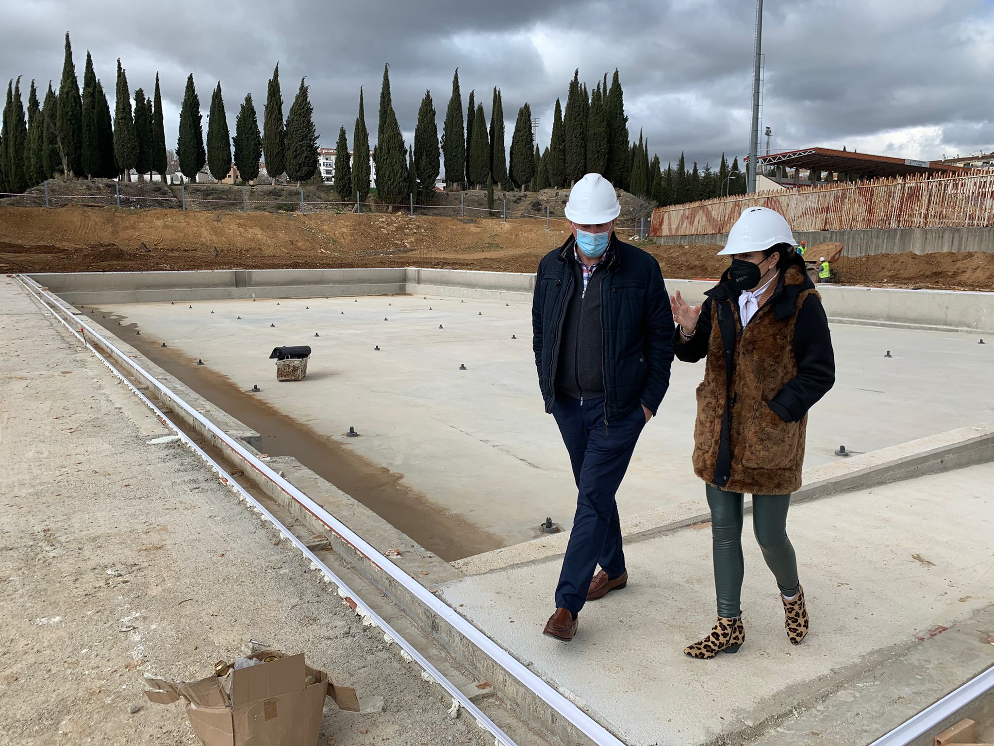 La nueva piscina de Ronda, al 65% de su desarrollo y lista para el verano