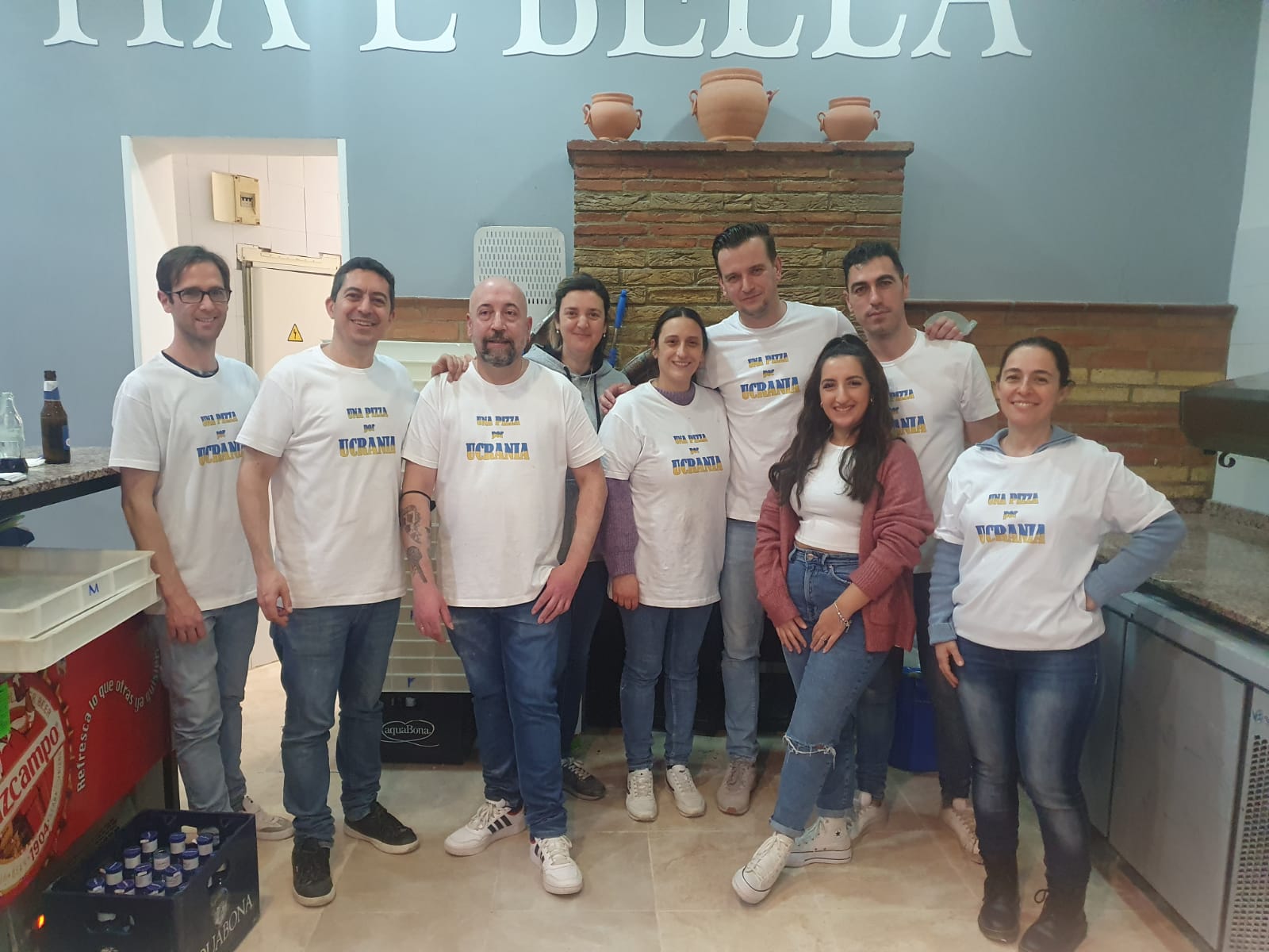 La Vita É Bella recauda 5.400 euros con su evento: «Una Pizza por Ucrania»
