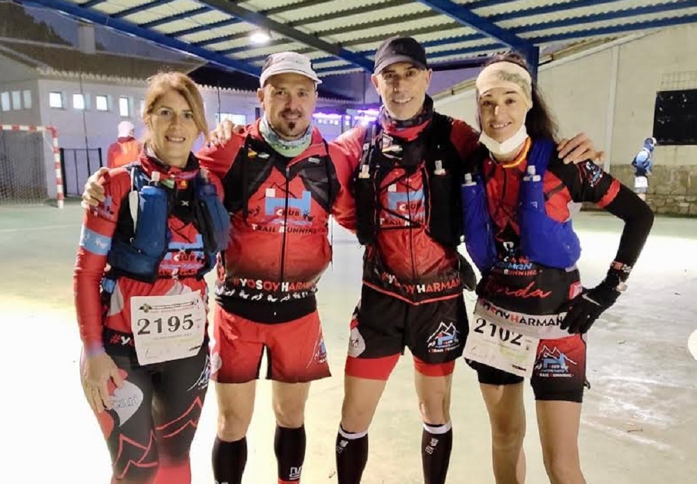 Cuatro de los corredores que han participado en las distintas pruebas.