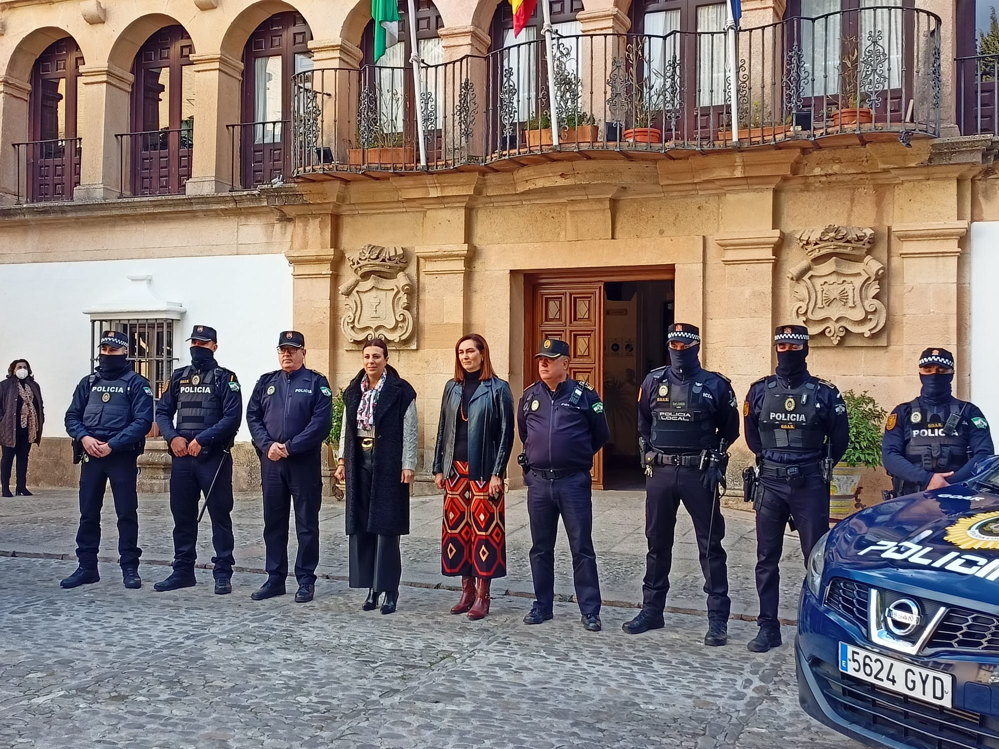 La nueva unidad se ha presentado hoy por parte de la alcaldesa y la concejal de Seguridad.