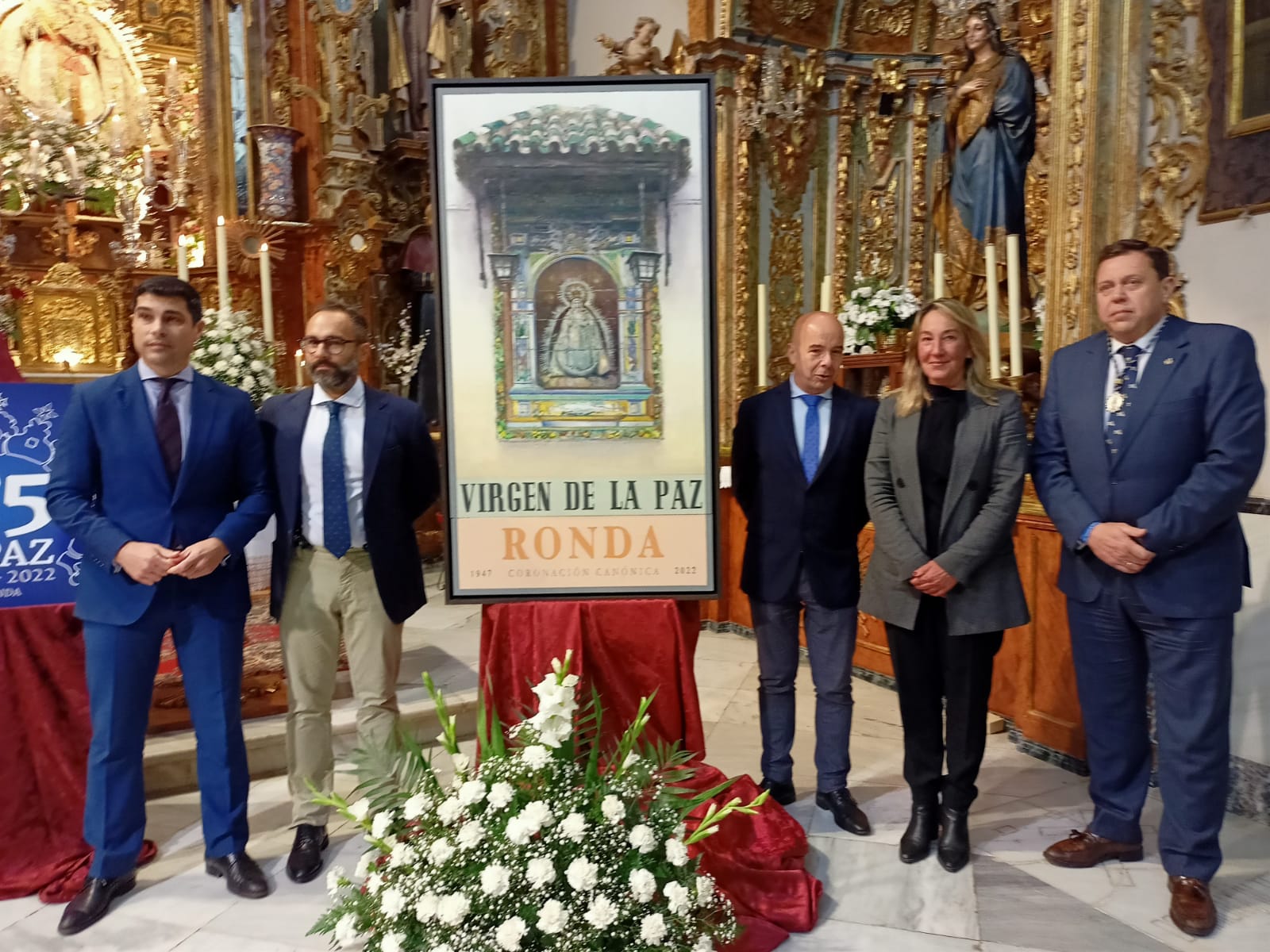 El cartel se ha presentado oficialmente en el santuario de la Patrona.