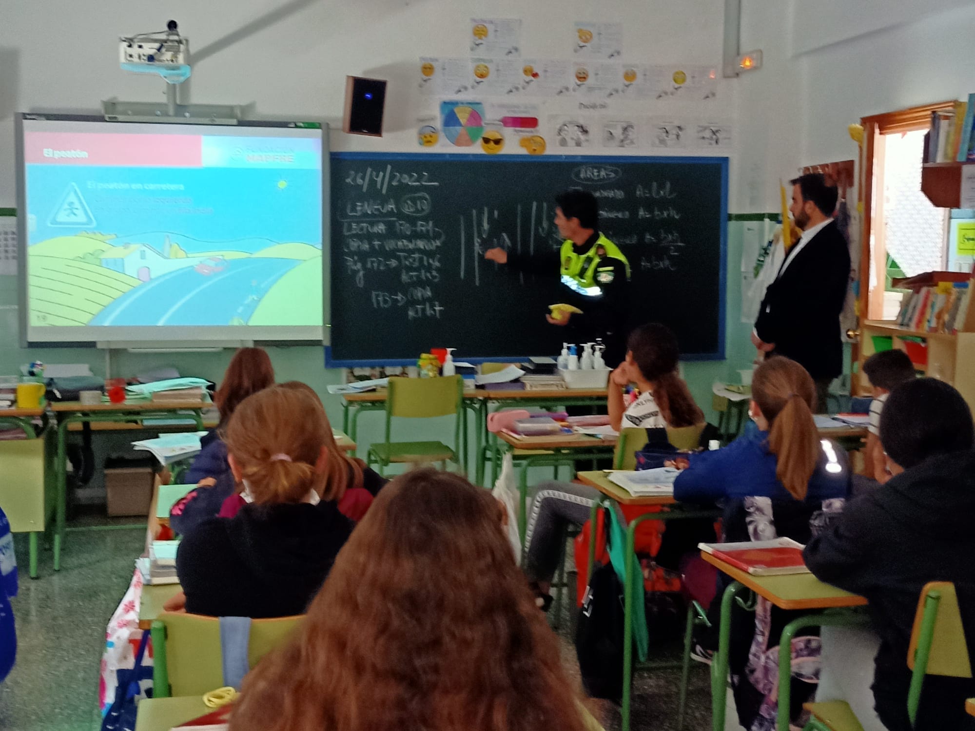 Las actividades se han desarrollado hoy en el colegio Miguel de Cervantes.