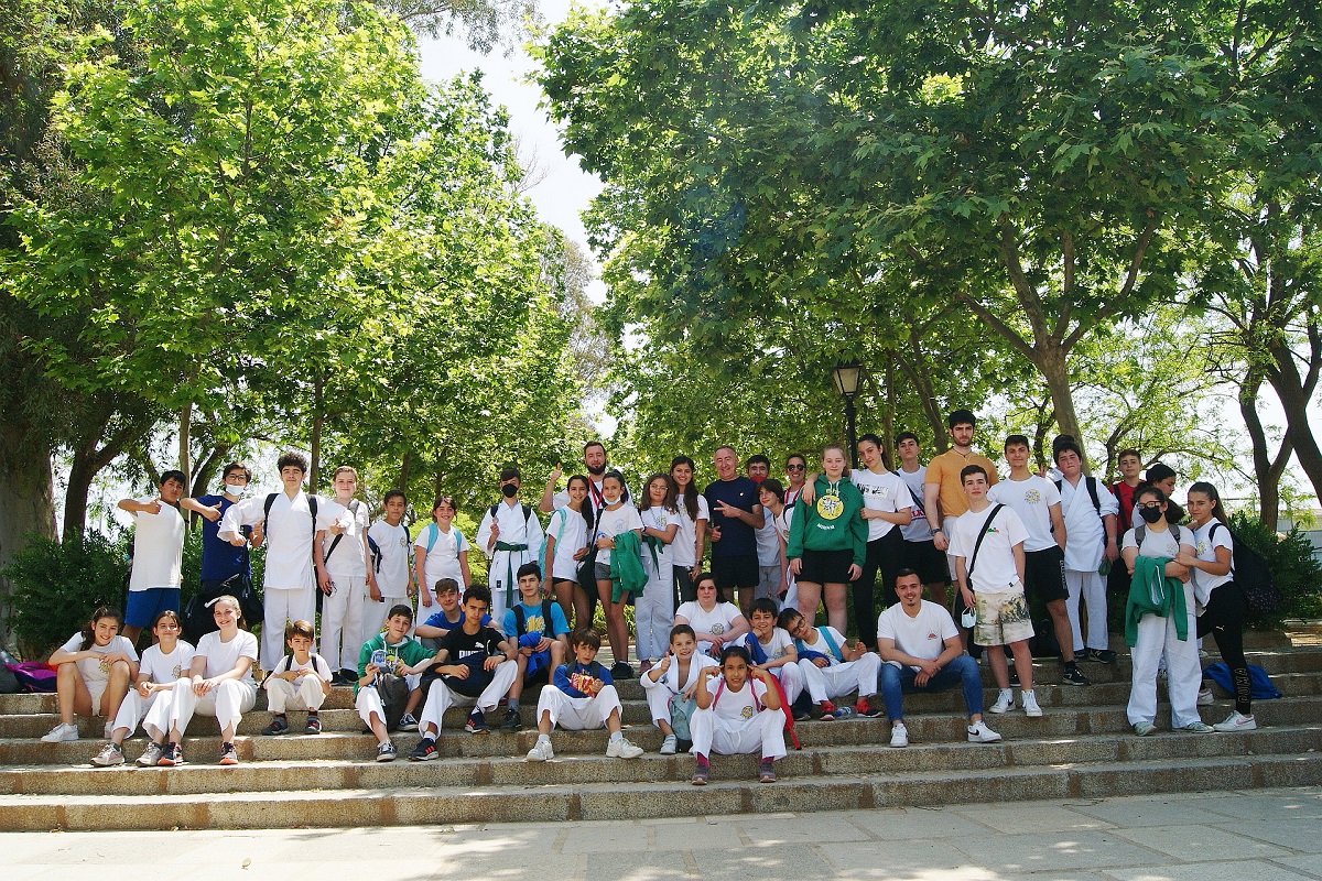 El grupo de alumnos que acudió el fin de semana a Antequera.