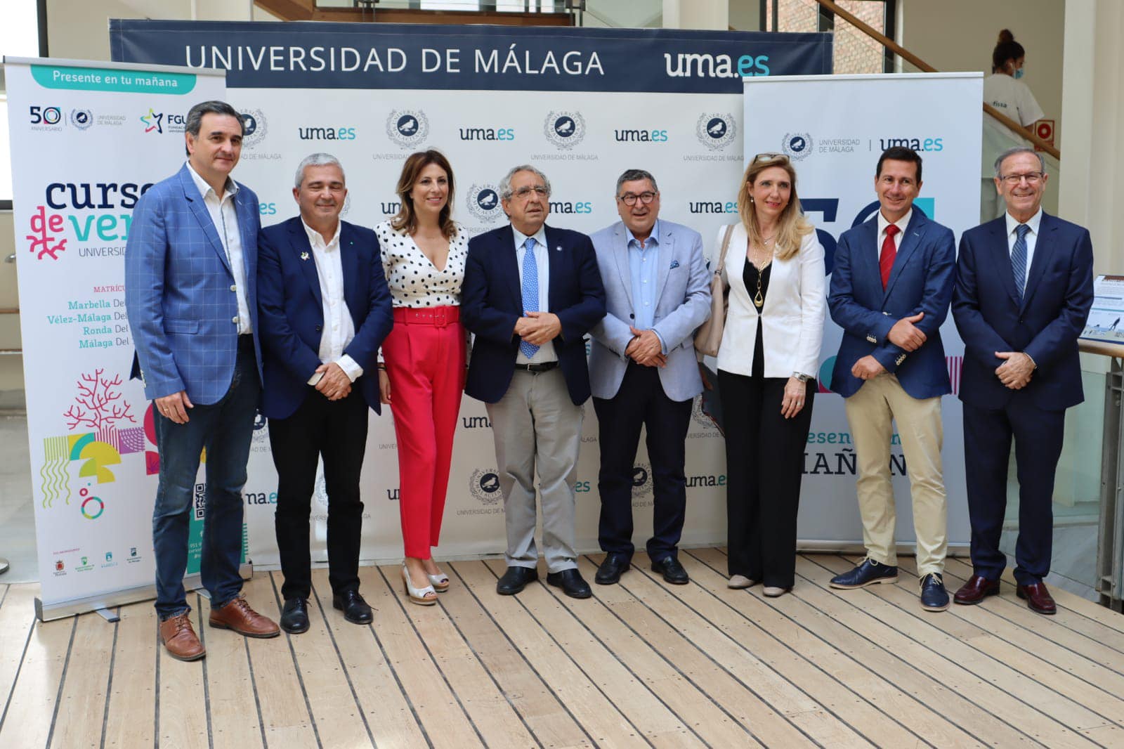 La presentación de los cursos ha tenido lugar en el Rectorado de la UMA.