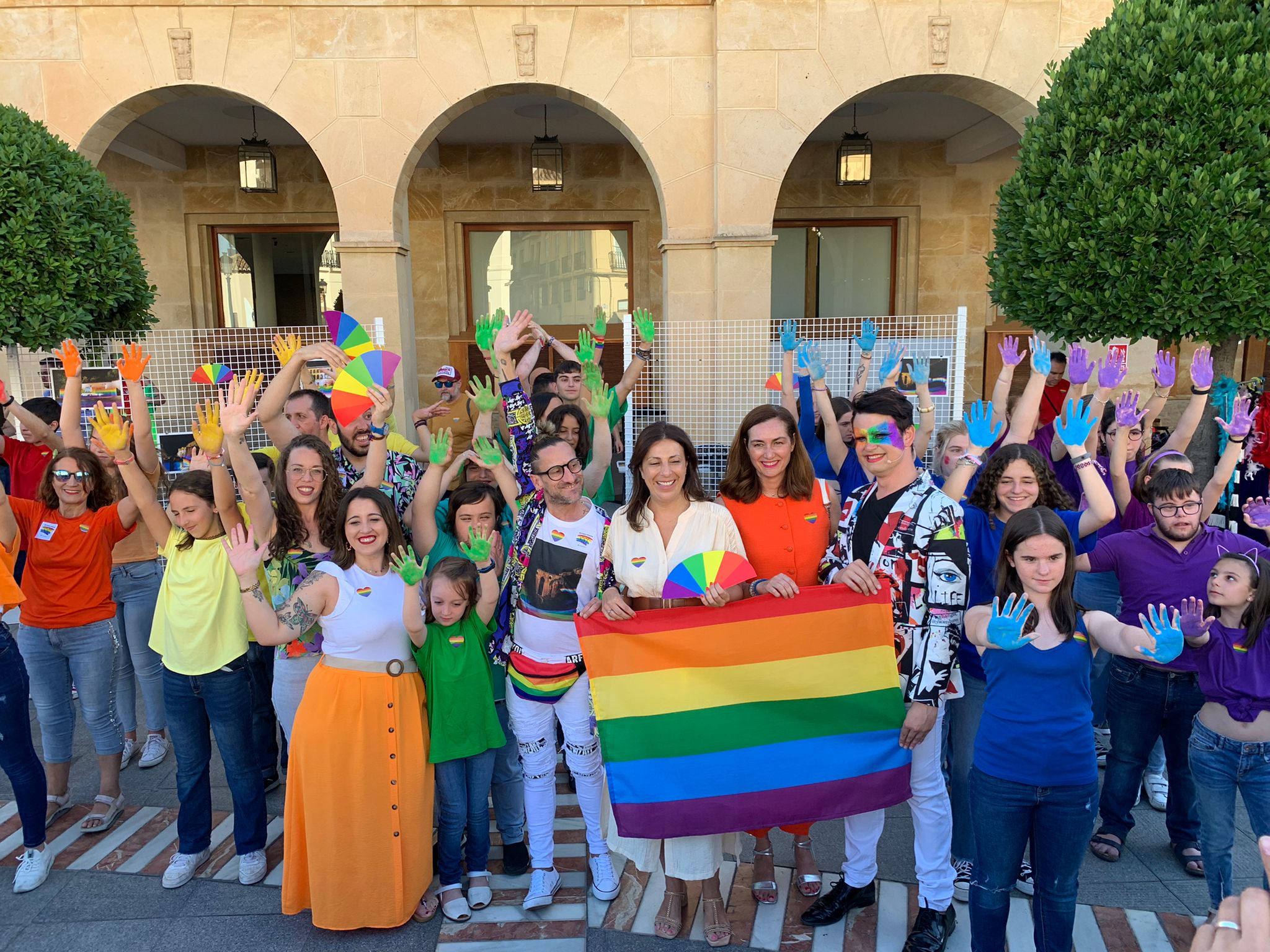 Los actos centrales se han celebrado esta tarde en la plaza de España.