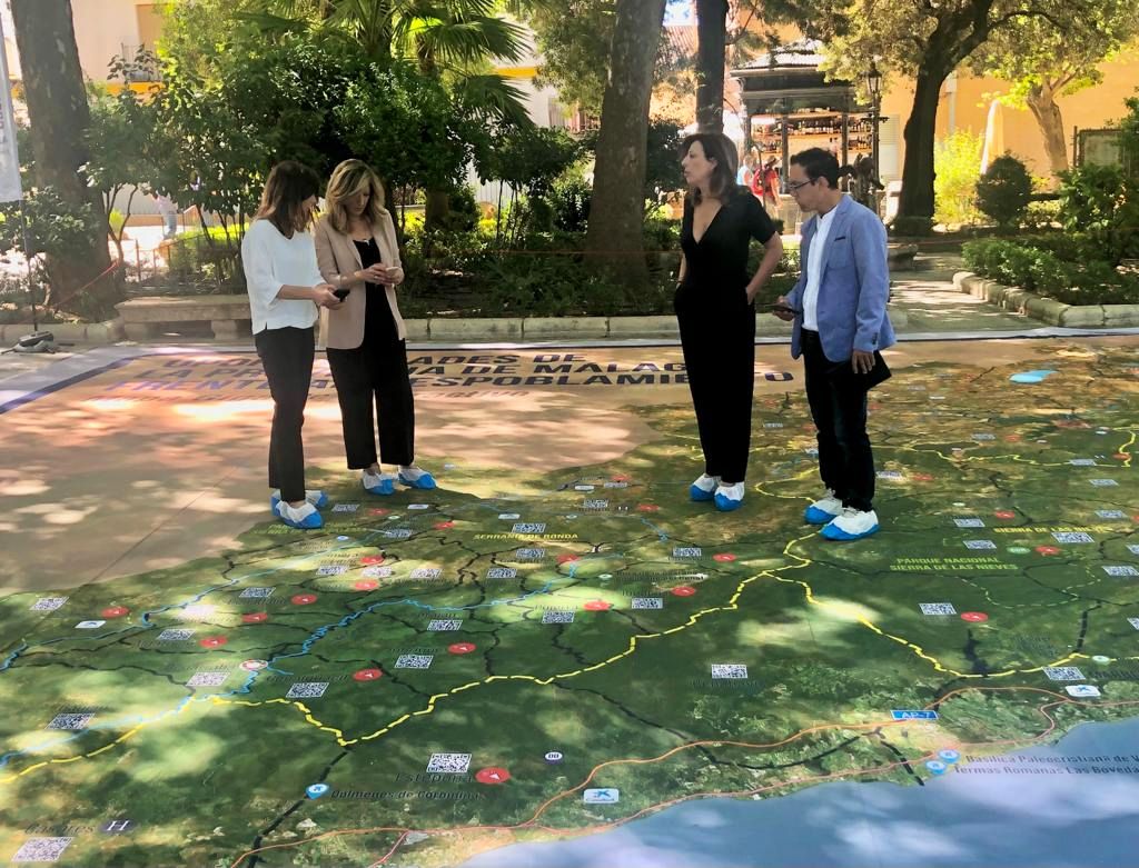 El mapa interactivo de la provincia de Málaga llega a la Alameda del Tajo