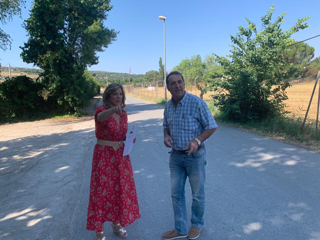 Los delegados municipales de Contratación y Pedanías en el Llano de la Cruz.