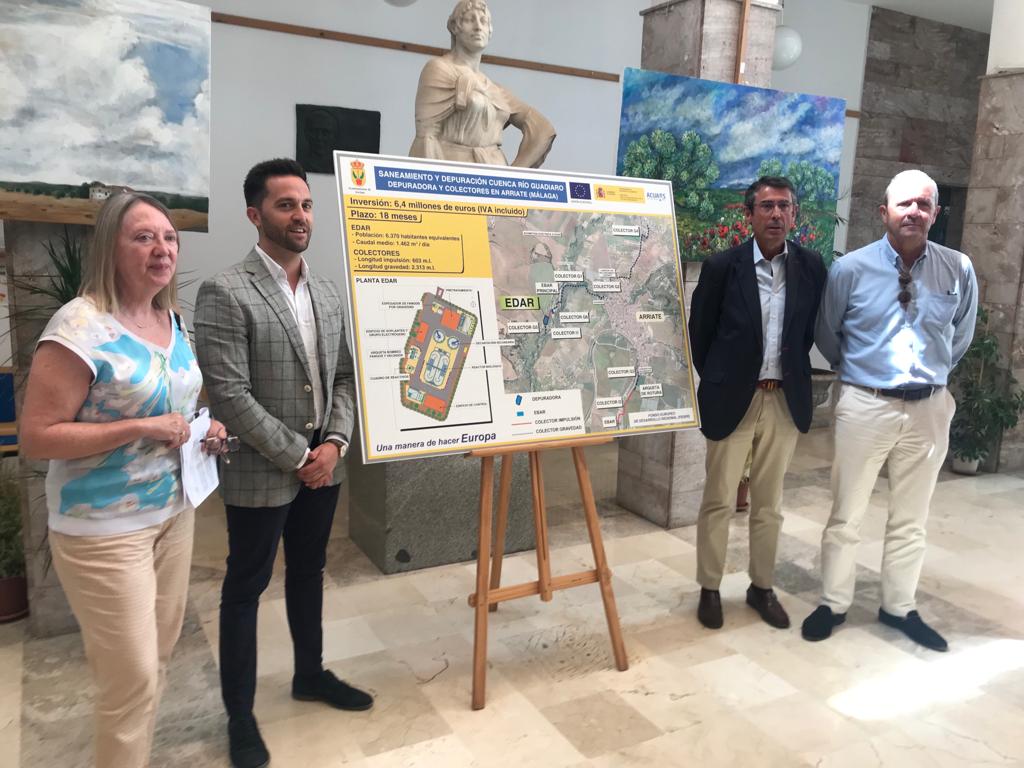Hoy se han presentado los trabajos en el Ayuntamiento de Arriate.