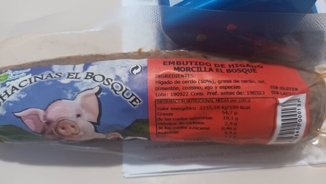 Distribuyen una partida de morcilla contaminada por listeria en varios municipios de la Serranía