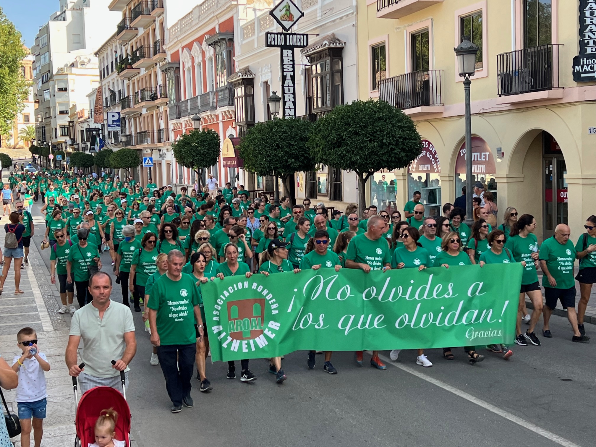 La marcha verde ha vuelto a las calles de Ronda tras dos años de pandemia.