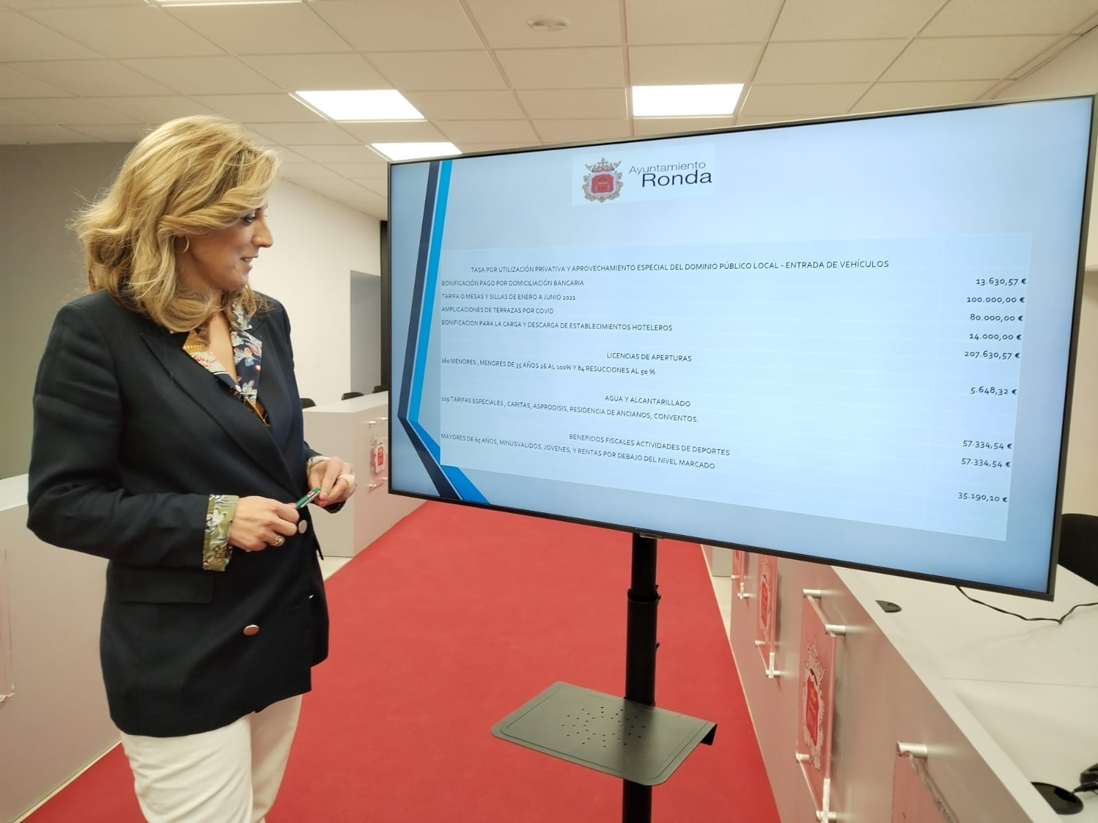 Los rondeños se han ahorrado 3 millones de euros con la bajada de impuestos realizada por el Ayuntamiento