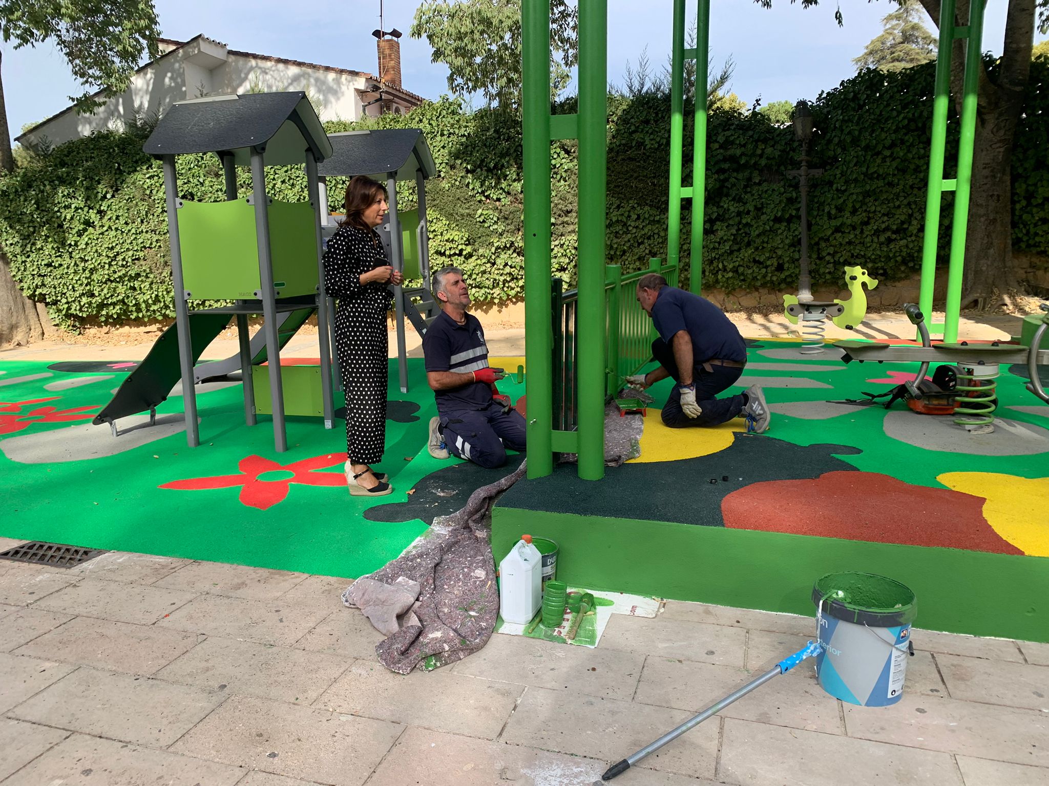 El Ayuntamiento finaliza la remodelación del parque infantil de La Alameda
