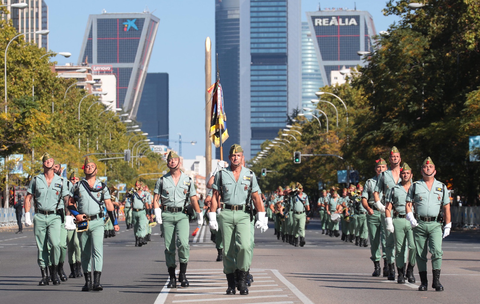 La Legión de Ronda participa un año más en el desfile de las Fuerzas Armadas en el Día de la Hispanidad