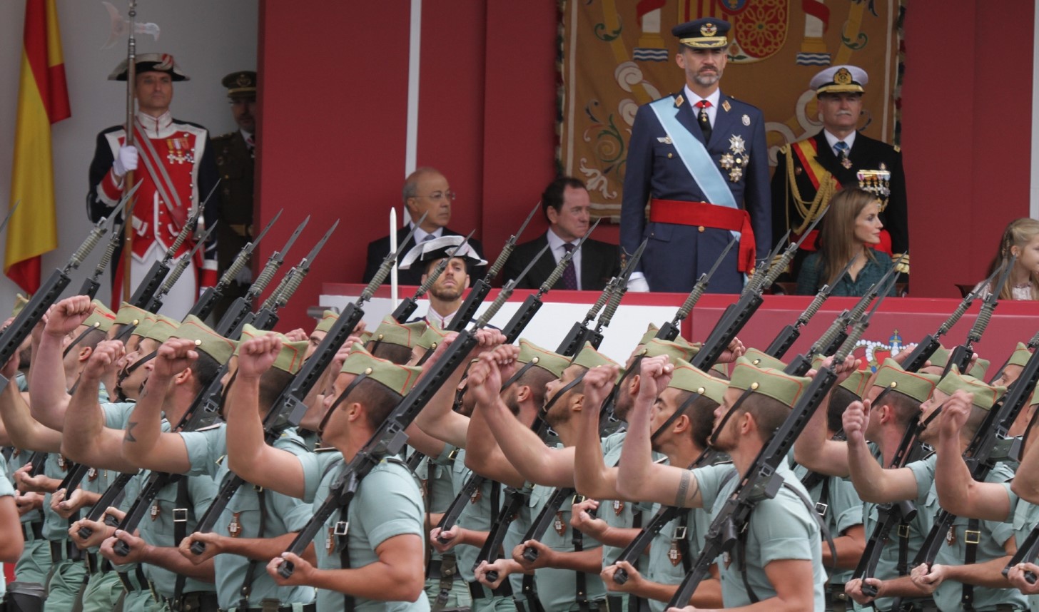 La Legión de Ronda ya ha participado en años anteriores en este desfile militar.
