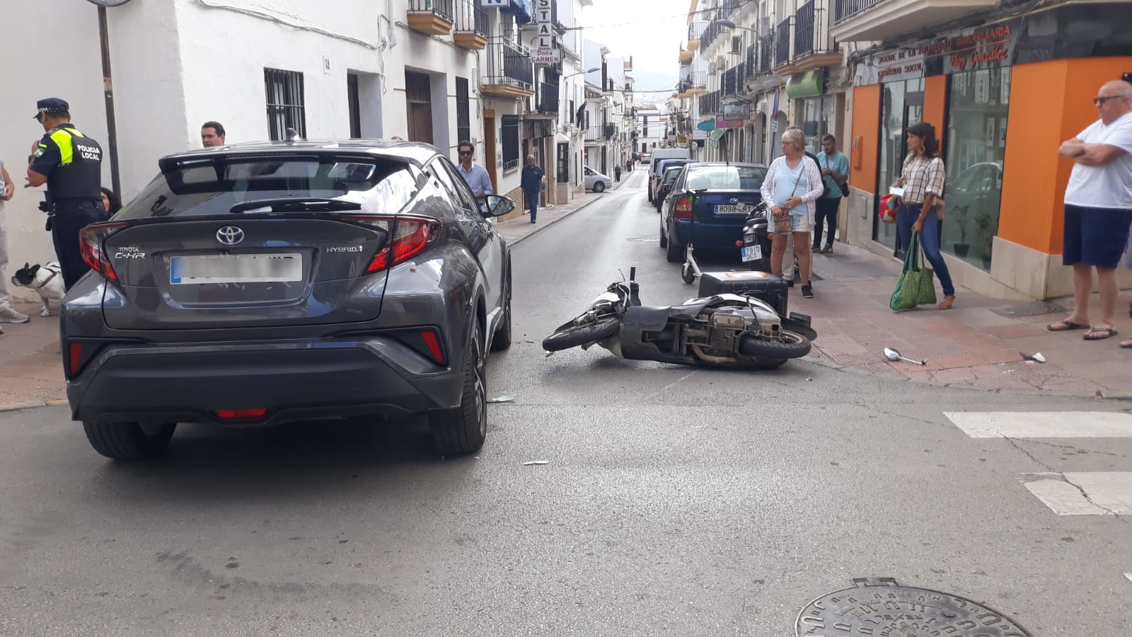 La colisión se ha producido en el cruce de calle Infantes con calle Naranja.