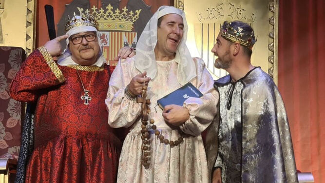 Un momento de la representación de esta obra cómica.