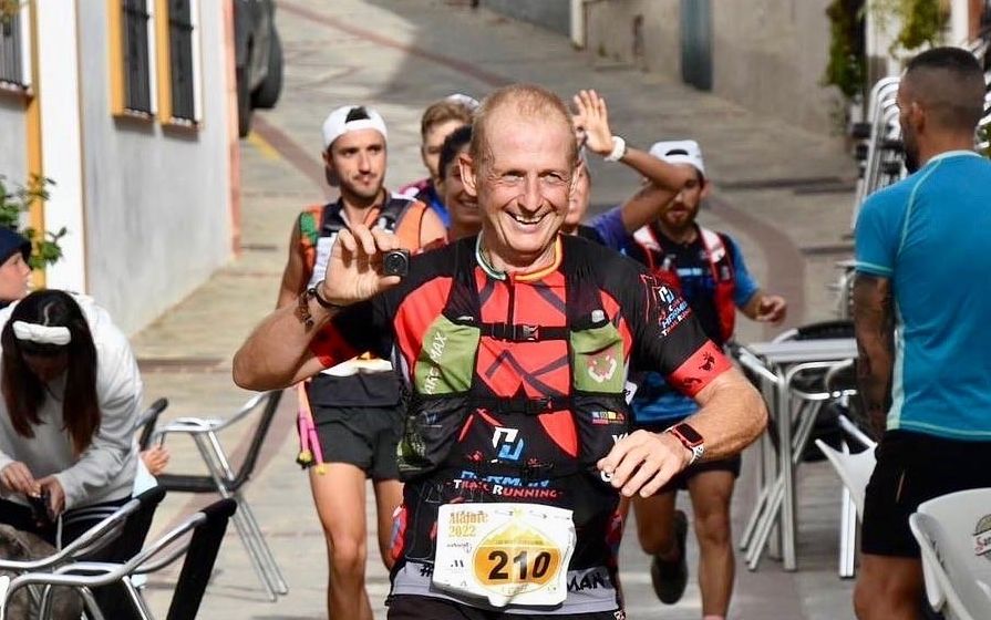 Imagen de un deportista del Harman corriendo una de las pruebas disputadas.