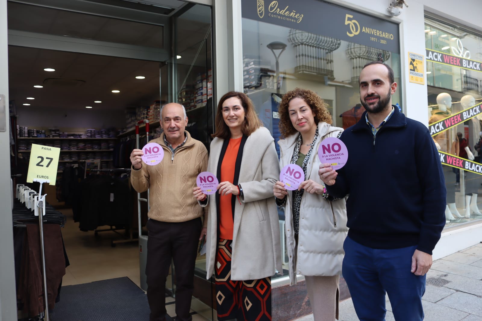 La campaña ha comenzado hoy en el centro de Ronda.