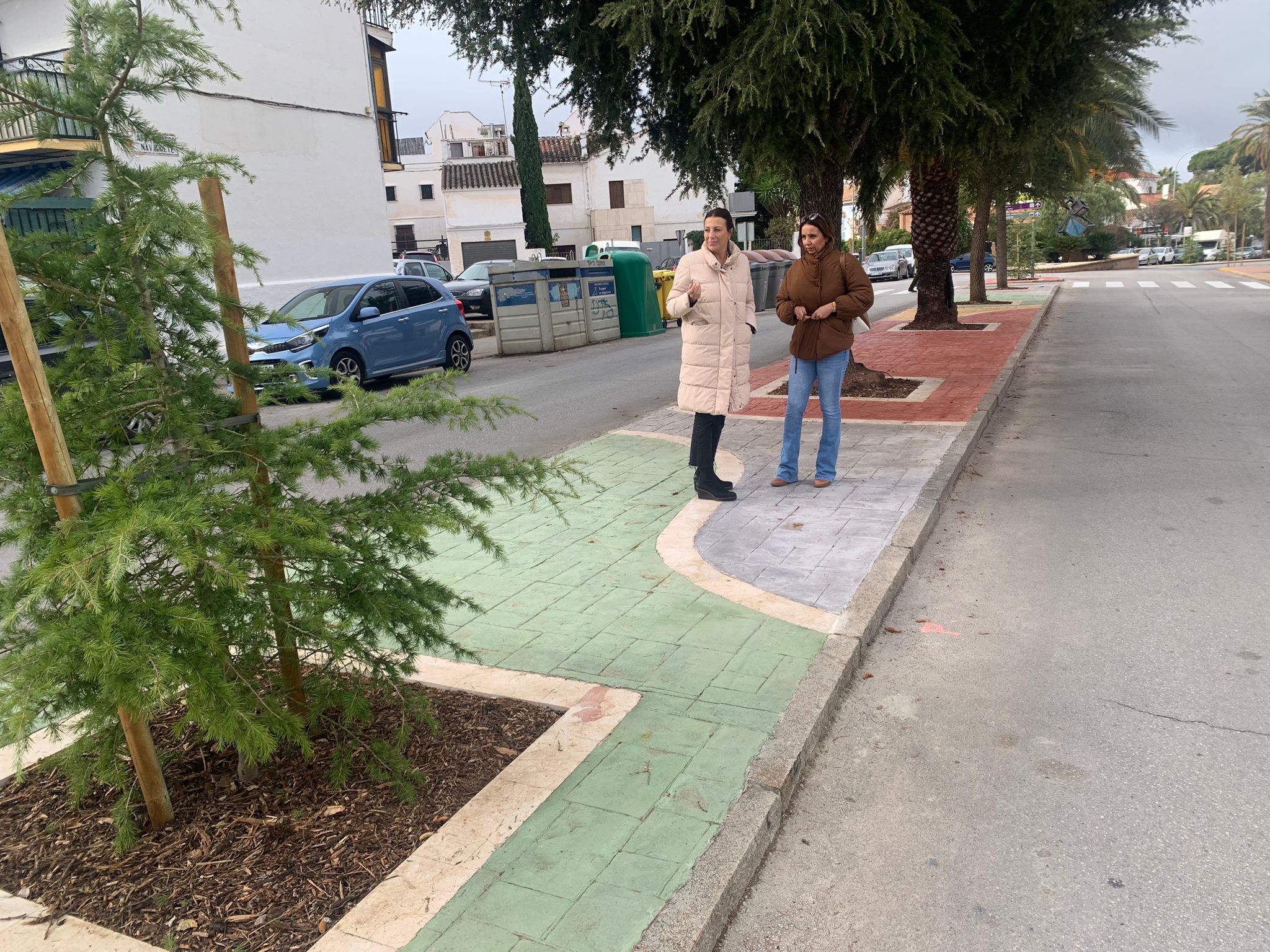 La alcaldesa y la edil de Obras han supervisado los trabajos realizados.