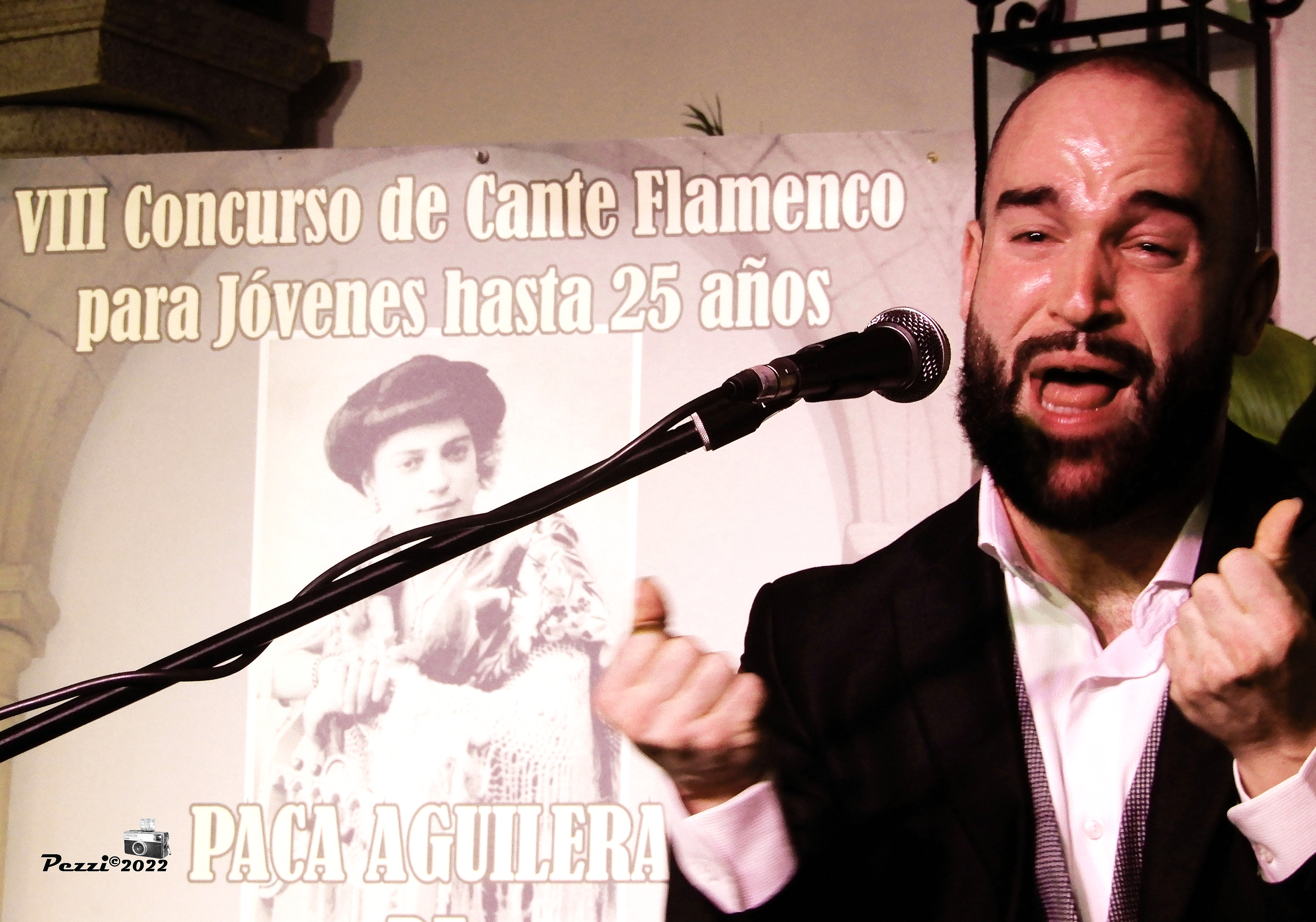Un momento de la actuación de Antonio López Núñez.