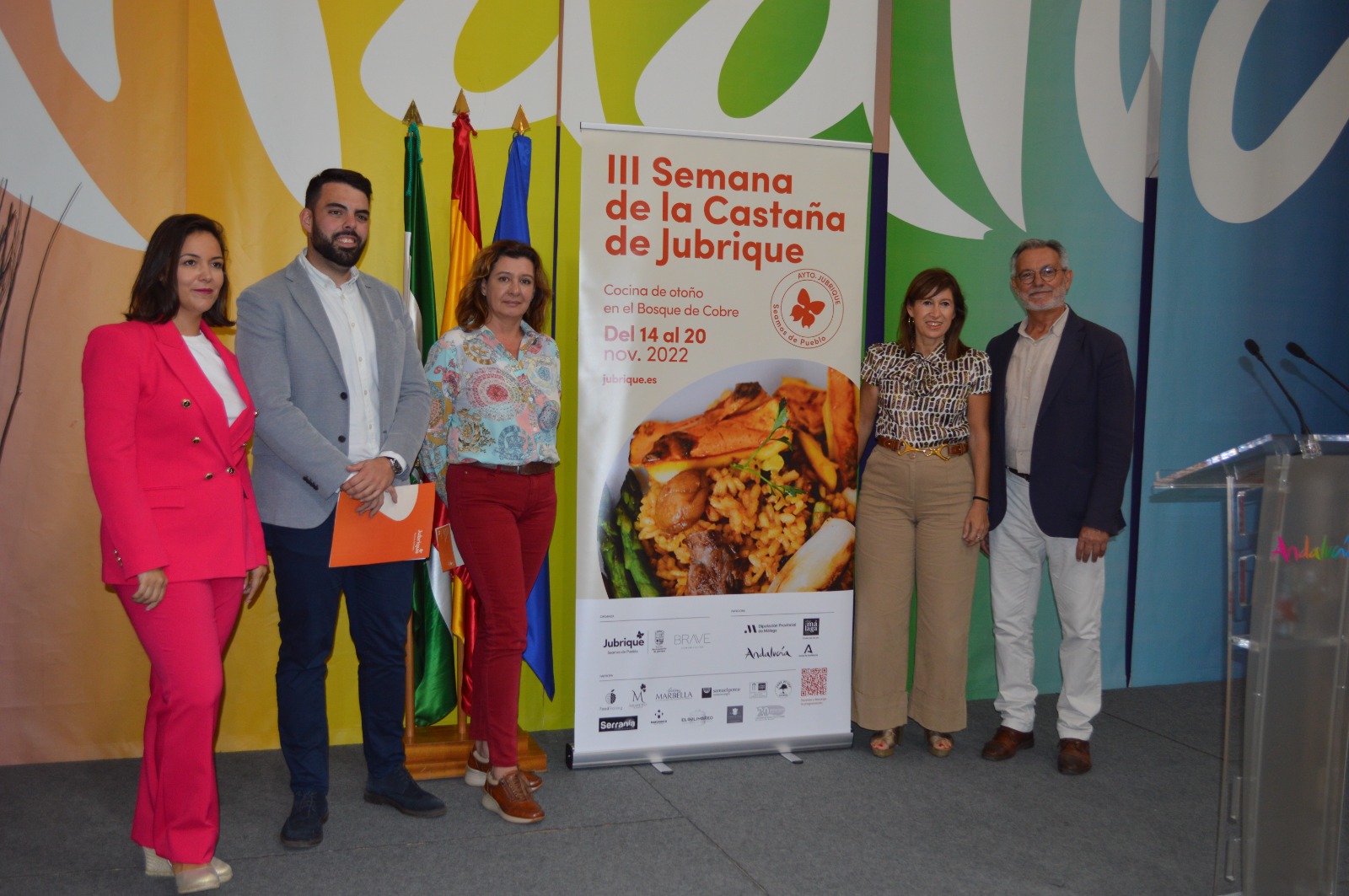 La Jornada de la Castaña de Jubrique se ha presentado hoy en la delegación de Turismo de la Junta.