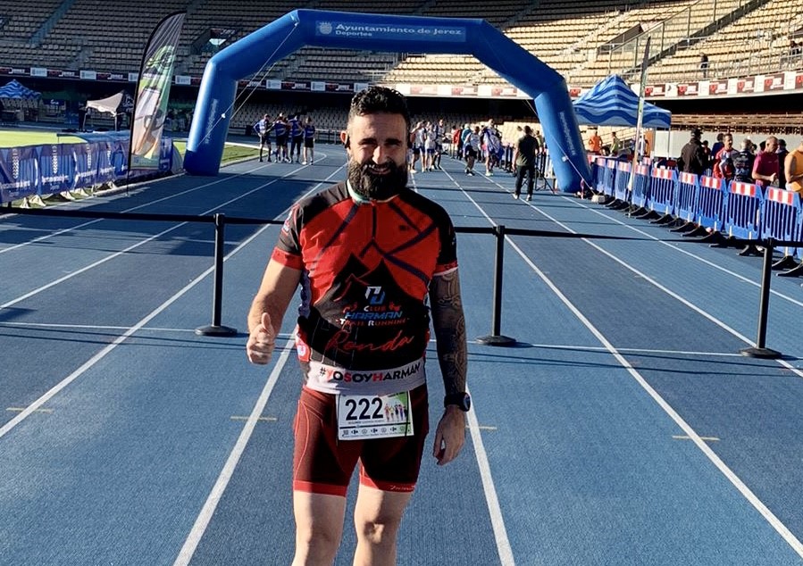 Segundo Guerrero en la media maratón de Jerez.