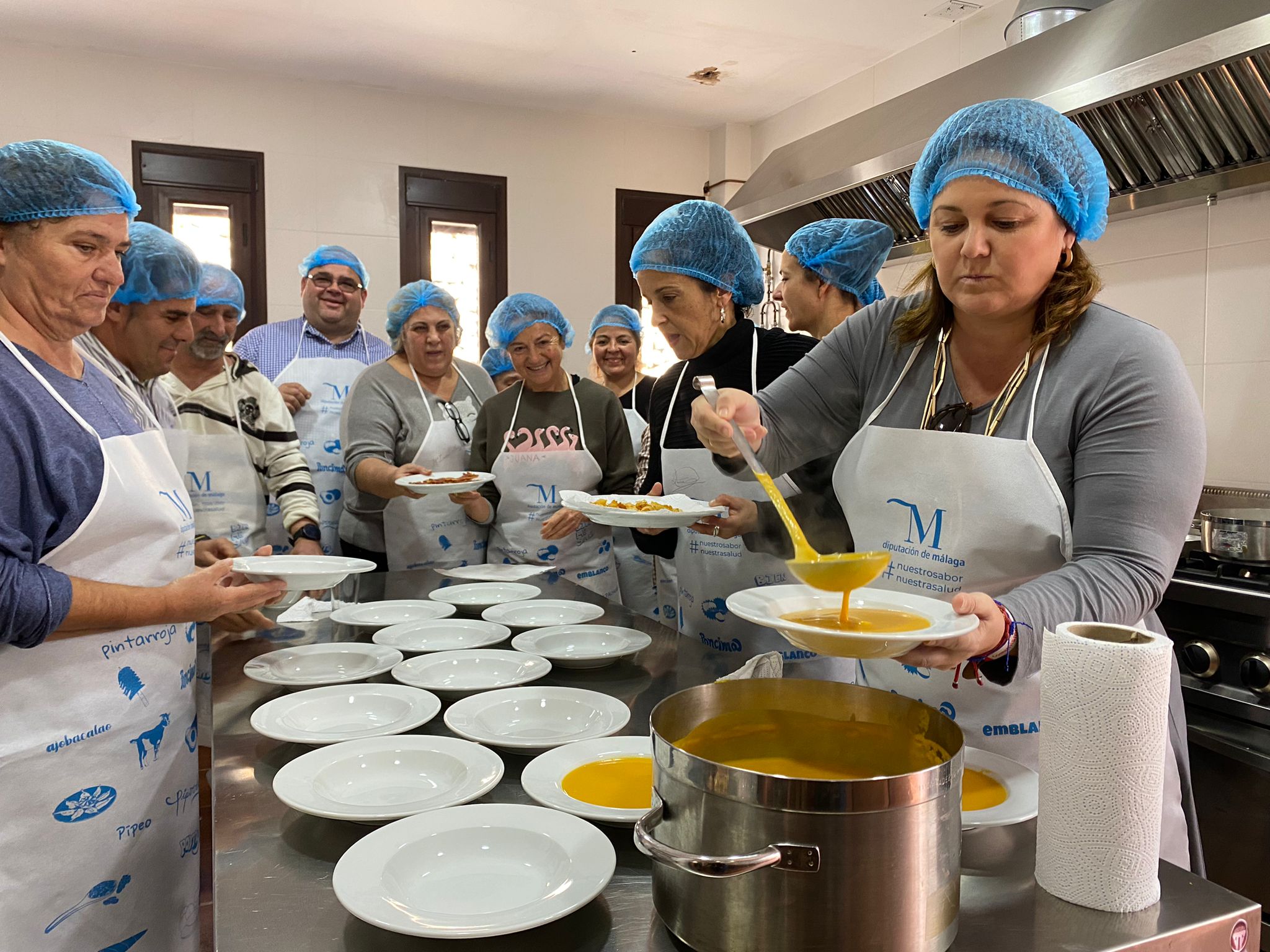El taller de cocina ha finalizado este lunes.