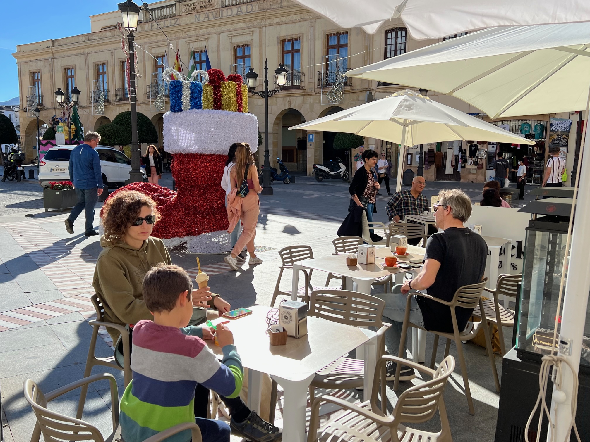 Las temperaturas han superado este viernes los 20 grados en Ronda.