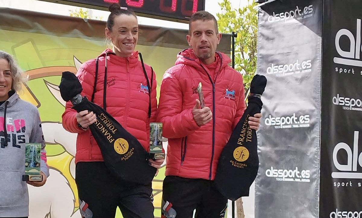 Los dos ganadores rondeños en la prueba disputada en Faraján.