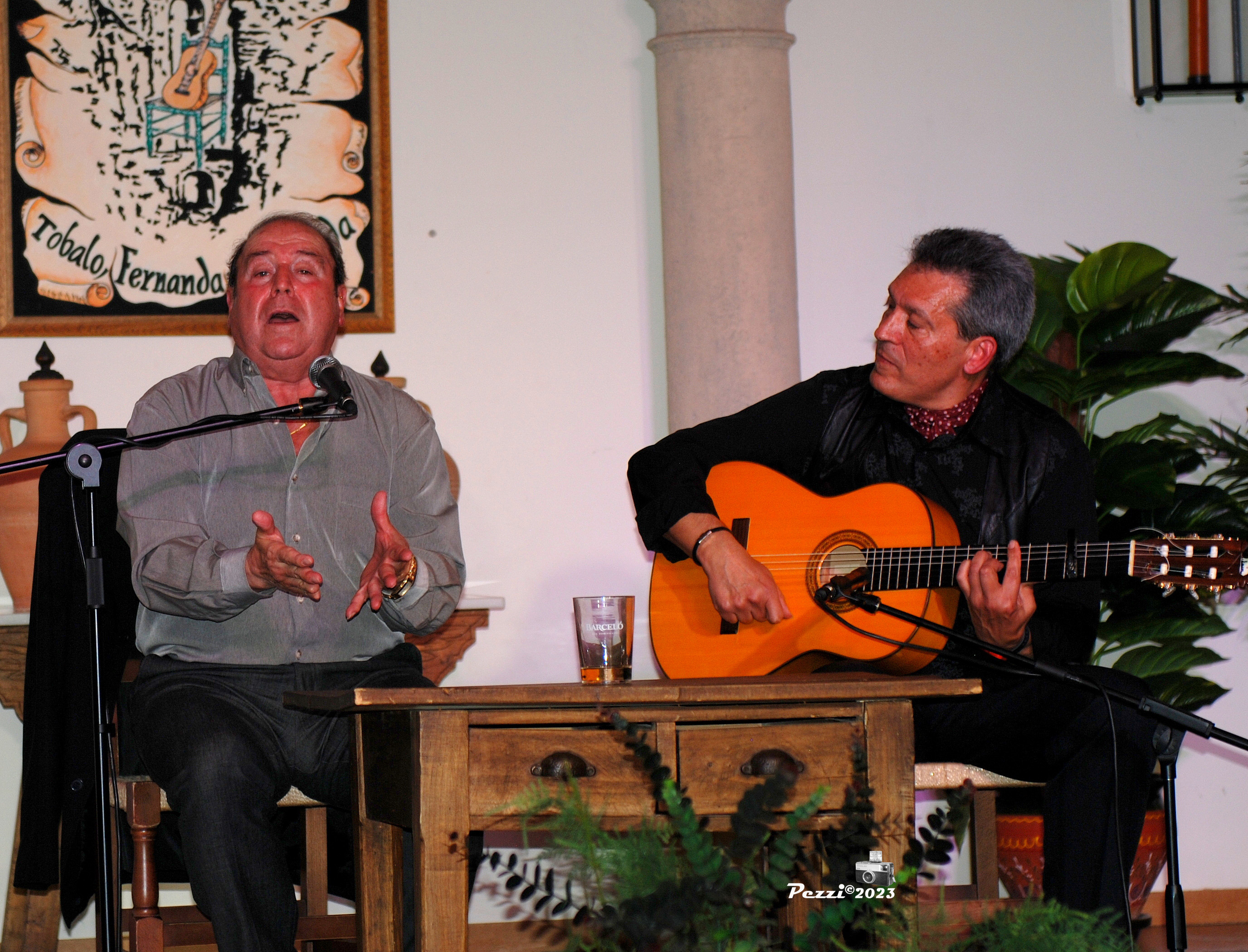 El Niño del Gastor con Miguel Laín a la guitarra.