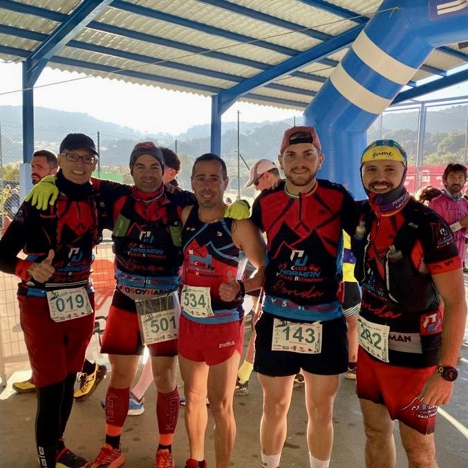 Corredores rondeños en una de las competiciones disputadas.