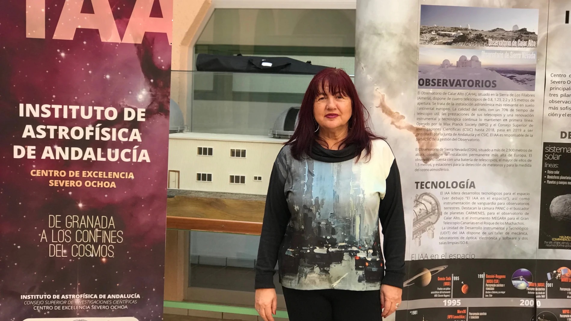 Imagen de prestigiosa astrofísica española Josefa Masegosa Gallego.