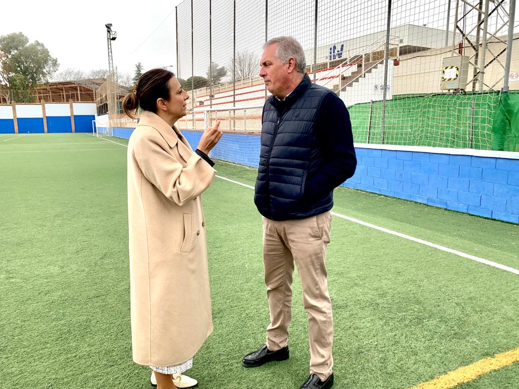 La alcaldesa y el edil de Deportes han visitado hoy las instalaciones.