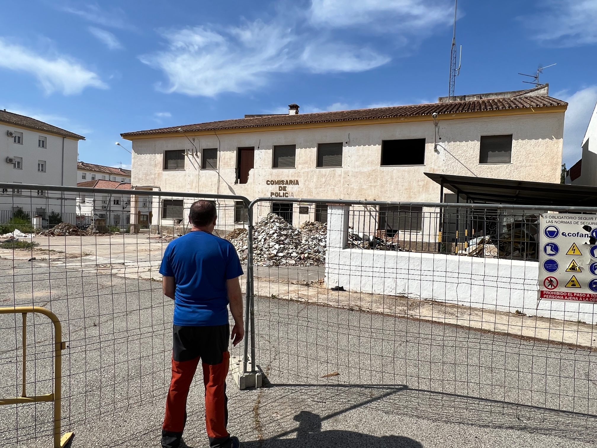 Las obras de remodelación se encuentran en estos momentos paralizadas.